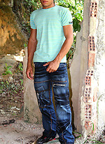 Joam Jorge naked outdoors by Brazilian Studz