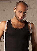 Muscled hairy dude Leo Forte naked by Club Inferno With Leo Forte
