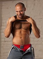 Muscled hairy dude Leo Forte naked by Club Inferno With Leo Forte