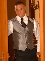 Kent North shows his muscle body by Hot House Backroom With Kent North