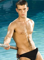 Cole Ryan posing naked by Hot House Backroom With Cole Ryan