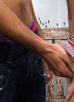 Straight Young Pup Chris Little Dives in for His First Man Kiss - How Hot... and Wet! by English Lads