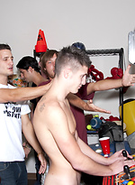 Game room sex for these college boys by HazeHim