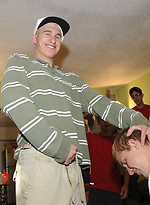 A hot creamy load on this pledges face by HazeHim