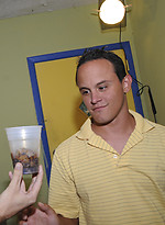 A hot creamy load on this pledges face by HazeHim