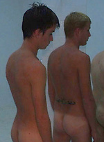 these pledges get hazed in the shower by HazeHim