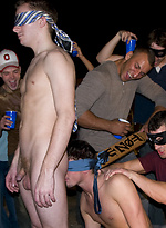 College boys circle jerk on another boy by HazeHim