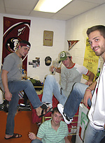 Horny college boy is blindfolded and fucked by HazeHim