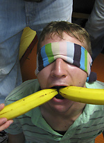 Horny college boy is blindfolded and fucked by HazeHim
