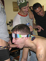 Horny college boy is blindfolded and fucked by HazeHim