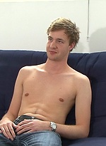 His long uncut cock slowly rises up and his boxers come down by BlakeMason