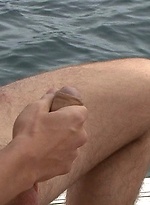 Starting out in his swimming trunks and basking in the summer warmth, Scottâ€™s cock is quickly on display and being lovingly stroked by BlakeMason