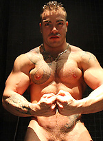 Massive Max Hilton flexes and strips for Ben by Bentley Race