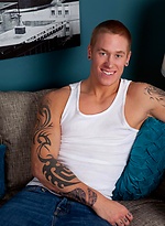 Spencer Jones is a tall, lean, country boy muscle stud who loves jerking his big thick cock. by Randy Blue