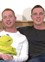 Its BLAKEMASONs red head marathon this week! Two of our best loved models JP and Sammy K race around the famous BLAKEMASON bed. by BlakeMason