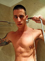Shower time with our straight mate Kevin Lucas by Bentley Race