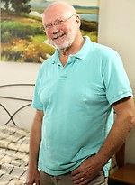 Stewart Scot plays with is uncut cock by Hot Older Male