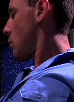 Barret Long jackoff his uncut dick by Hairy Boyz