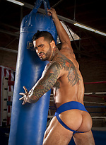 Alexsander Freitas posing by Hairy Boyz With Alexsander Freitas