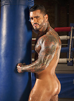 Alexsander Freitas posing by Hairy Boyz With Alexsander Freitas