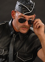 Muscled soldier Samuel Colt by Colt Studio With Samuel Colt