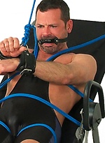 Muscled hunk Will Swagger bounded by Bound Jocks With Will Swagger