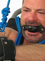 Muscled hunk Will Swagger bounded by Bound Jocks With Will Swagger