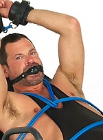Muscled hunk Will Swagger bounded by Bound Jocks With Will Swagger