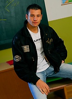 Brunette euro boy James Jones by Scary Fuckers With James Jones