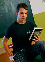 Photo session Brand Shay in a classroom by Scary Fuckers With Brand Shay