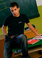 Photo session Brand Shay in a classroom by Scary Fuckers With Brand Shay