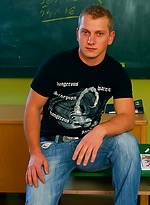 Euro boy naked in a class room by Scary Fuckers