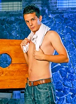 Cute twink boy Brand Shay stripping by Scary Fuckers With Brand Shay