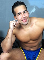 Hot Latino stud David Reyes jerks his hard throbbing cock, teases his sensitive cockhead while he plays with his precut, and shoots his load all over by Randy Blue With David Reyes
