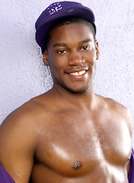Kevin shows off his beautiful black body. and jcking off cock by Randy Blue