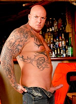 Tattooed bald guy Devil by Scary Fuckers With Devil