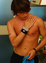 Cute latin twink Mariano Gomez jacking off dick by Boyz Party
