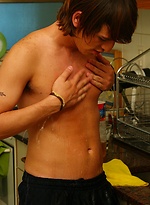 Cute latin twink Mariano Gomez jacking off dick by Boyz Party