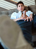 Hot brunette stud Baxter by Frat Men