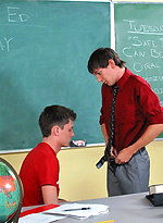 Lesson turns into massive cock sucking and ass penetration action by TeachTwinks