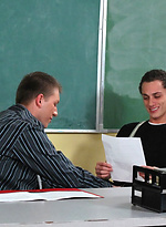 A hot teacher turn his small twink student into a cock sucking pro by TeachTwinks