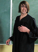 Hot twink Spencer and his see-through gown charm teacher into sex by TeachTwinks