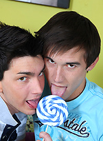 Lollipopings twinks enjoying a hard and sweet candy! by LollipopTwinks