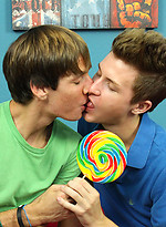 Nathan gets a huge juicy lollipop that he says is an orgasm with every lick! by LollipopTwinks