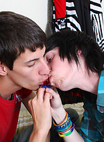 The blind date soon leads to the bedroom with two wild twinks looking for sex! by LollipopTwinks