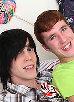 A pair of very seductive twinks engaging into hardcore gay sex with lollipop! by LollipopTwinks