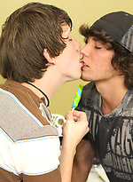 Scorching hot duo of horny young twinks licking hard restless candies! by LollipopTwinks