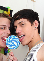 Alternative twinks use both their mouths but only one gets fucked! by LollipopTwinks
