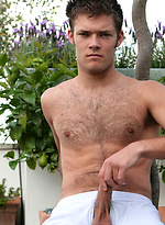Straight hairy hunk in a bath by English Lads
