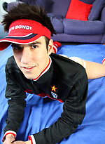 Can I Cum Now?  Robbie Price Bound and Gagged by Bentley Race